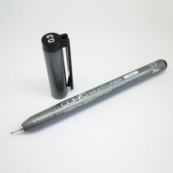 COPIC Fineliner MULTILINER, 0, 3 mm, schwarz